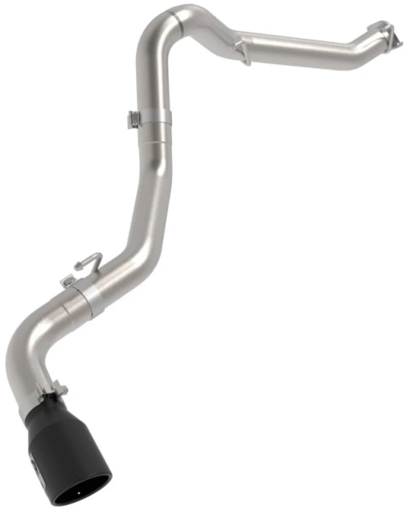 aFe 2021+ Jeep Gladiator V6-3.0L (td) Vulcan Series 3in 304 SS DPF-Back Exhaust System - Black Tip - Image 9