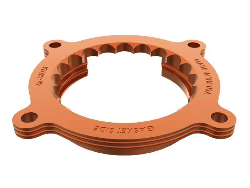 aFe 2024 Ford Mustang GT/ 2024 Ford Mustang Dark Horse V8 5.0L Silver Bullet Throttle Body Spacer - Image 3