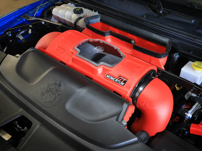 aFe 21-23 Dodge RAM 1500 TRX V8-6.2L Momentum GT Intake- Red - Image 3