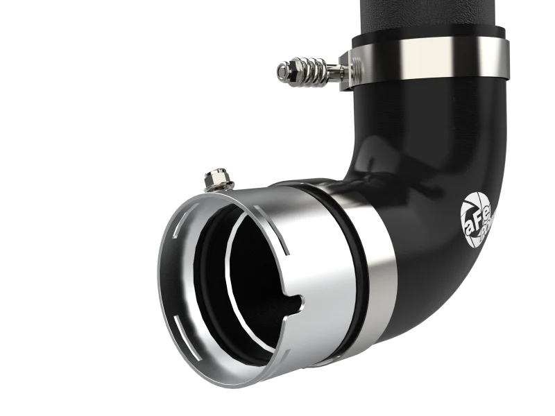 aFe 21-23 Ford Bronco V6-2.7Ltt BladeRunner Alum Hot & Cold Charge Pipe Kit - Black - Image 3