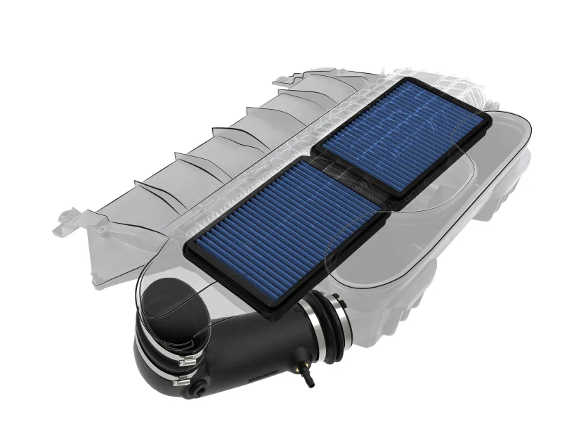 aFe 21-23 Ram 1500 TRX HEMI V8 6.2L (sc) Super Stock Induction System w/ Pro 5R Filters - Image 5