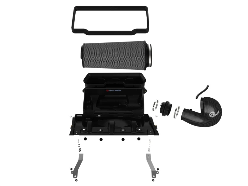 aFe 21-23 RAM 1500 TRX Track Series Carbon Fiber Cold Air Intake System w/ Pro 5R Filter - Image 7