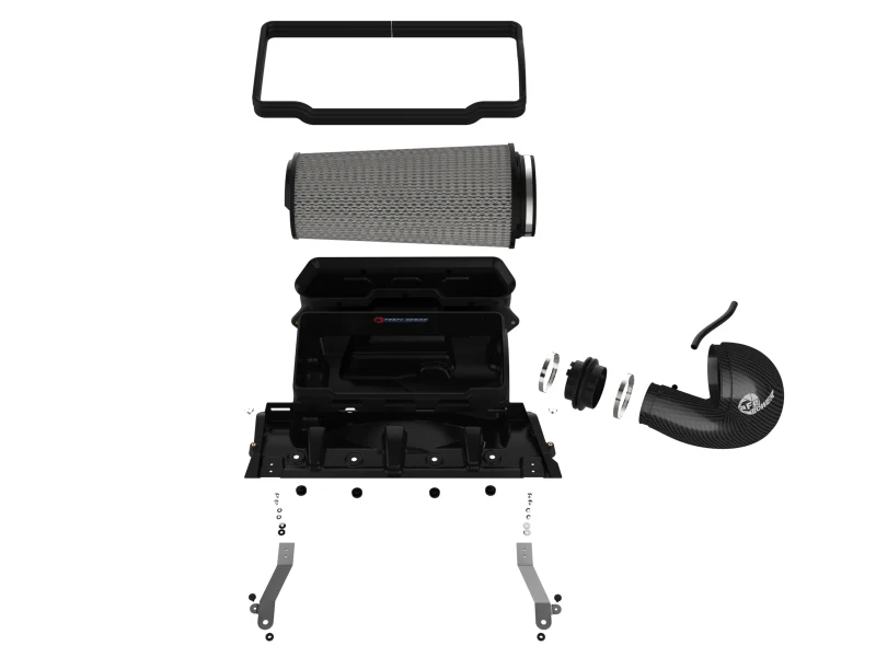 aFe 21-23 RAM 1500 TRX Track Series Carbon Fiber Cold Air Intake System w/ Pro DRY S - Image 5