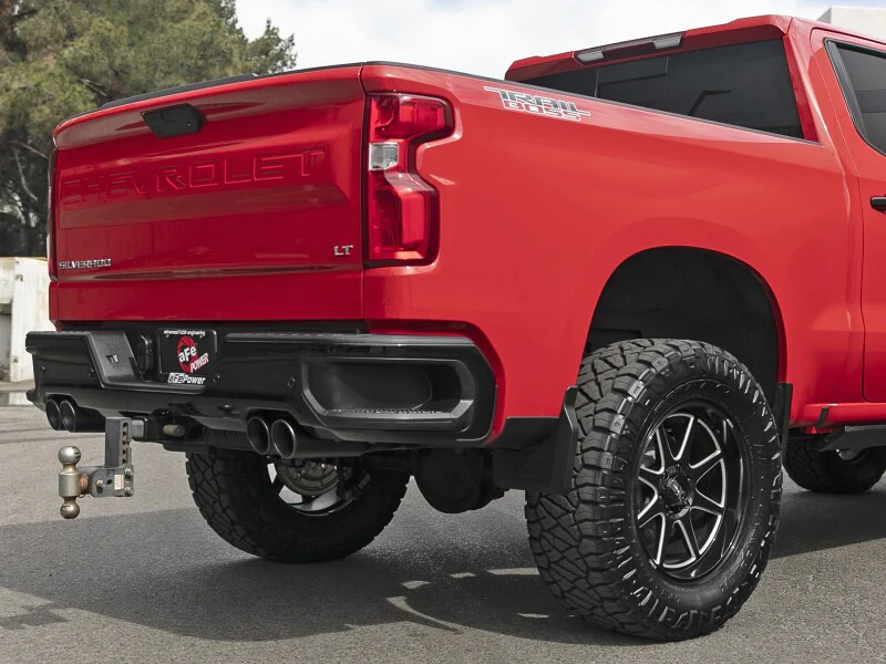 aFe 23-24 GM Trucks L6-3.0L (td) LZ0 Vulcan Series 3in 304 SS DPF-Back Exhaust System w/ Black Tip - Image 3