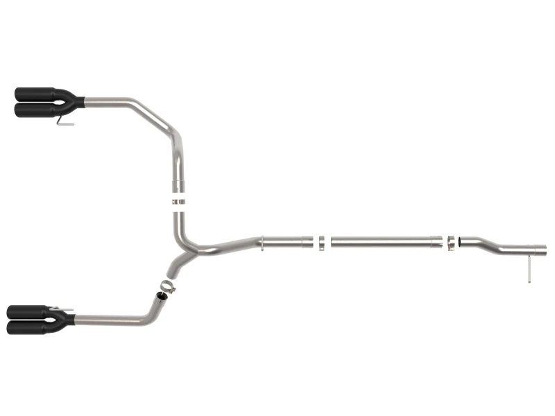 aFe 23-24 GM Trucks L6-3.0L (td) LZ0 Vulcan Series 3in 304 SS DPF-Back Exhaust System w/ Black Tip - Image 5