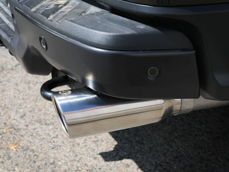 aFe 24-25 Ford Ranger Raptor Vulcan Series 3in 304 SS Cat-Back Exhaust w/ Polished Tips - Image 4