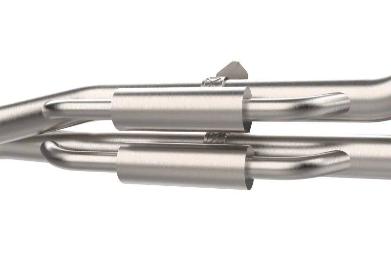 aFe 24-25 Ford Ranger Raptor Vulcan Series 3in 304 SS Cat-Back Exhaust w/ Polished Tips - Image 8