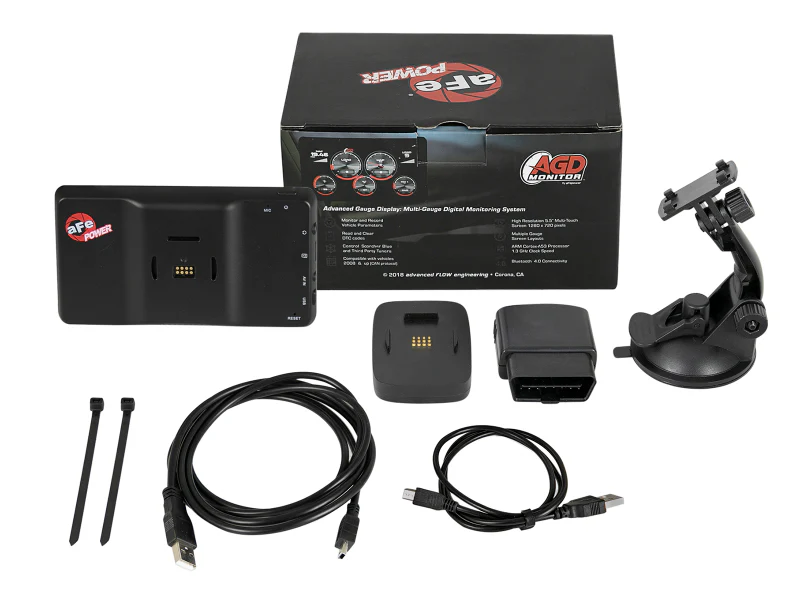 aFe AGD Advanced Gauge Display Digital 5.5in Monitor 08-18 Dodge/RAM/Ford/GM Diesel Trucks - Image 11