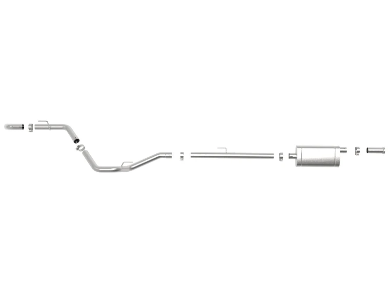 aFe Apollo GT Series 2-1/2in 409 SS Cat-Back Hi-Tuck Exhaust System 2020 Jeep Gladiator (JT) V6-3.6L - Image 5
