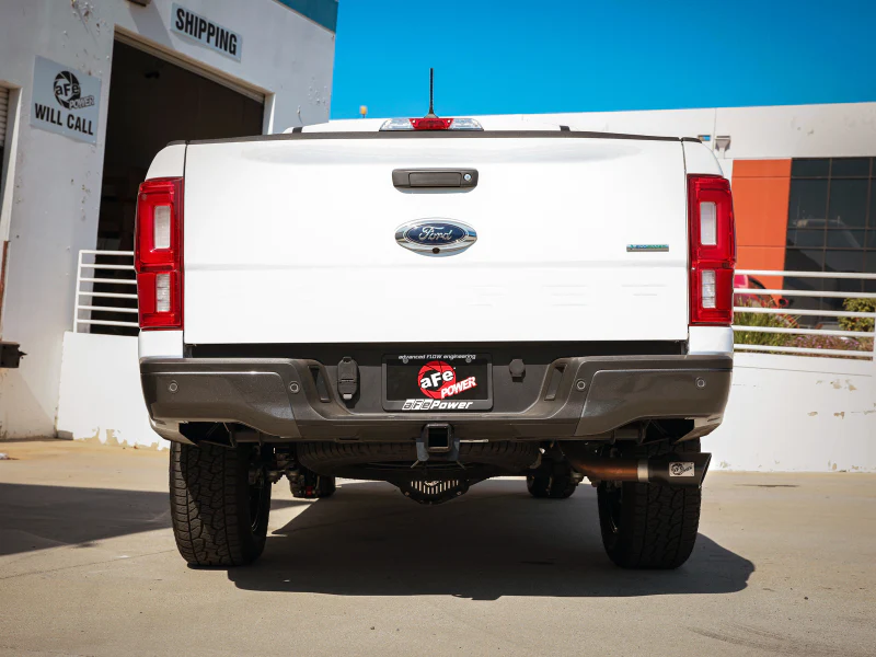 aFe Apollo GT Series 3in 409 SS Axle-Back Exhaust 2019 Ford Ranger 2.3L w/ Black Tips - Image 3