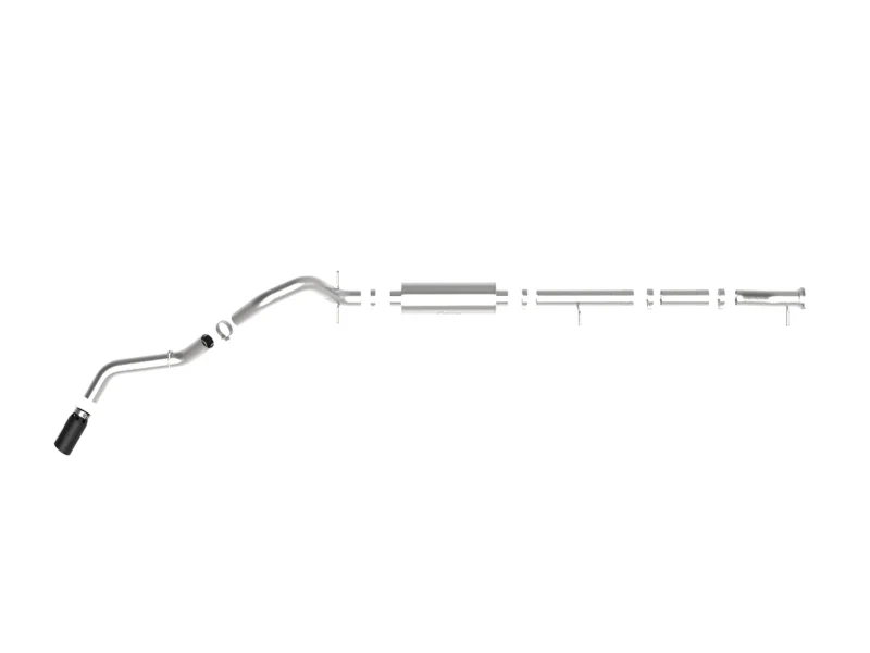 aFe Apollo GT Series 4in 409SS Cat-Back 20-21 GM 2500/3500HD V8-6.6L L8T - Black Tip - Image 3