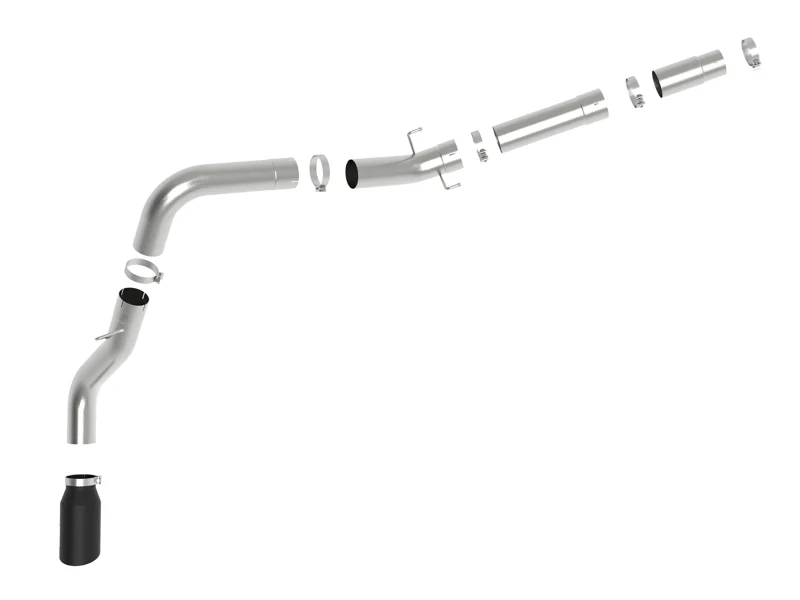 aFe ATLAS 5in DPF-Back Alum Steel Exhaust System w/ Black Tip 19-20 Ram Diesel Trucks L6-6.7L (td) - Image 5