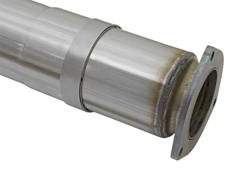 aFe ATLAS 5in DPF-Back Alum Steel Exhaust System w/Polished Tip 2017 Ford Diesel Trucks V8-6.7L (td) - Image 9