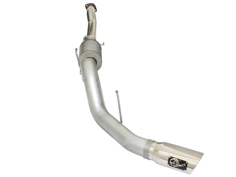 aFe Atlas Exhausts 4in Cat-Back Aluminized Steel Exhaust 2015 Ford F-150 V6 3.5L (tt) Polished Tip - Image 3