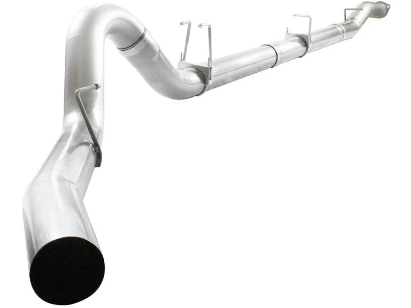 aFe Atlas Exhausts 4in Cat-Back Aluminized Steel Exhaust Sys 2015 Ford F-150 V6 3.5L (tt) Black Tip