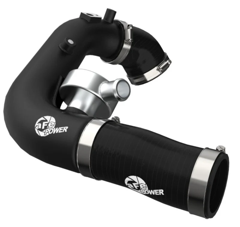 aFe BladeRunner 2 1/2in Intercooler Hot Side Charge Pipe 18-21 Jeep Wrangler JL L4-2.0L (t) - Black - Image 10