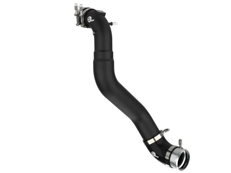aFe BladeRunner 21-22 Ford F-150 Ecoboost V6-3.5L(tt) Aluminum Hot and Cold Charge Pipe Kit Black - Image 9