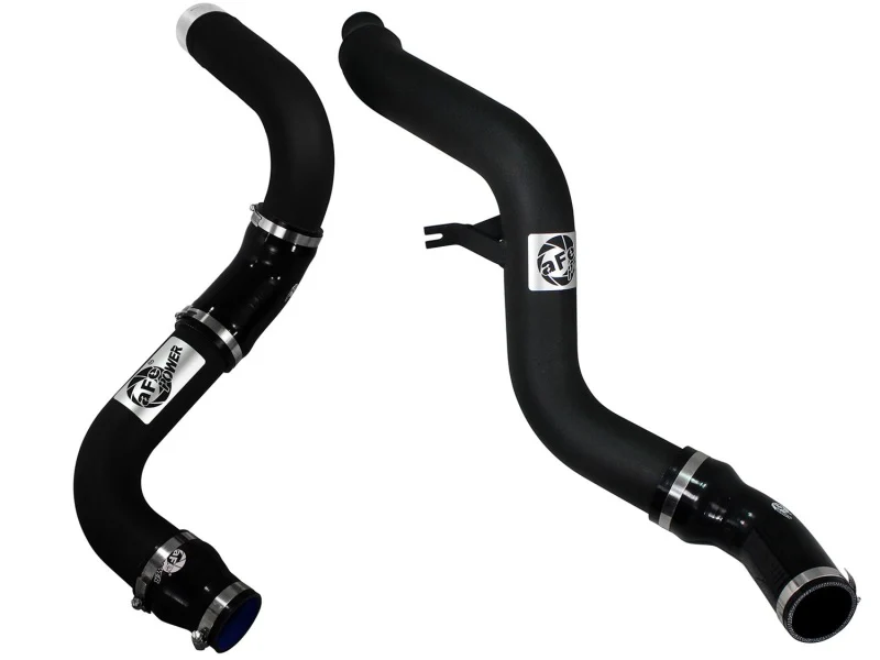 aFe Bladerunner 3in Black Intercooler Hot and Cold Side Tubes 14-15 Dodge Ram 1500 EcoDiesel V6 3.0L - Image 3