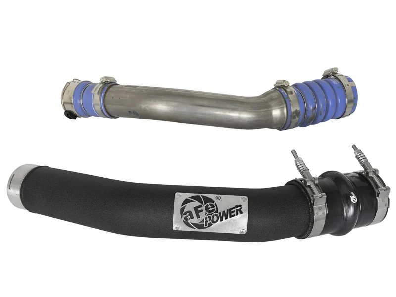 aFe Bladerunner 3in Hot and Cold Side Black Intercooler Tubes 2017 Ford Diesel Trucks V8 6.7L (td) - Image 12