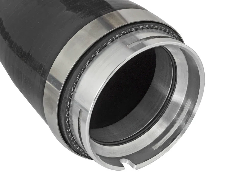 aFe BladeRunner 3in Red IC Tube Cold Side w/ Coupling & Clamp Kit 2016 GM Colorado/Canyon 2.8L - Image 4