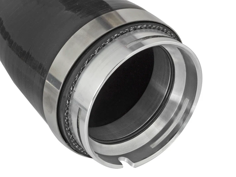 aFe BladeRunner 3in Red IC Tube Cold Side w/ Coupling & Clamp Kit 2016 GM Colorado/Canyon 2.8L - Image 5