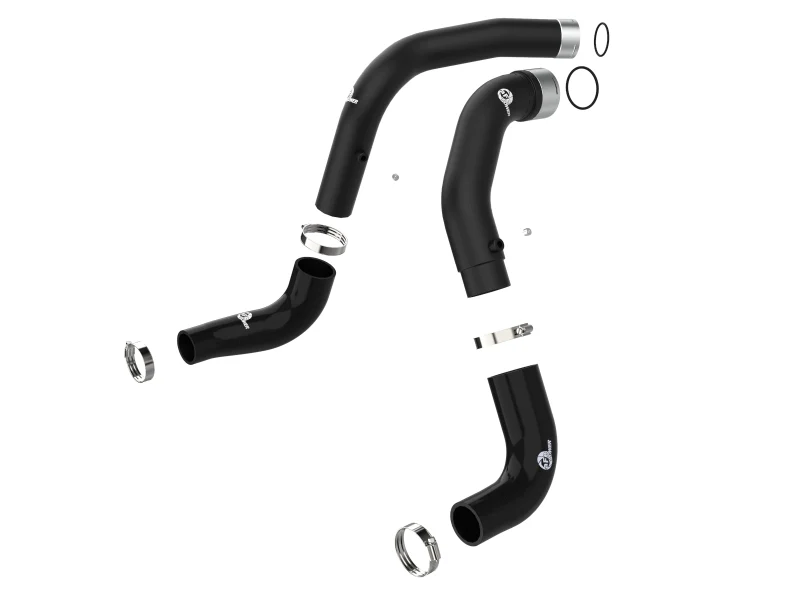 aFe BladeRunner Black 3in Intercooler Hot & Cold Side Pipe Kit 20-21 Jeep Wrangler V6-3.0L (td) - Image 6
