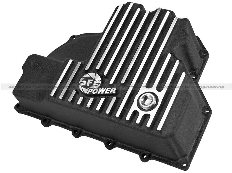 AFE Engine Oil Pan Raw; 14-16 Dodge RAM 1500 EcoDiesel 3.0L V6 (td) - Image 2