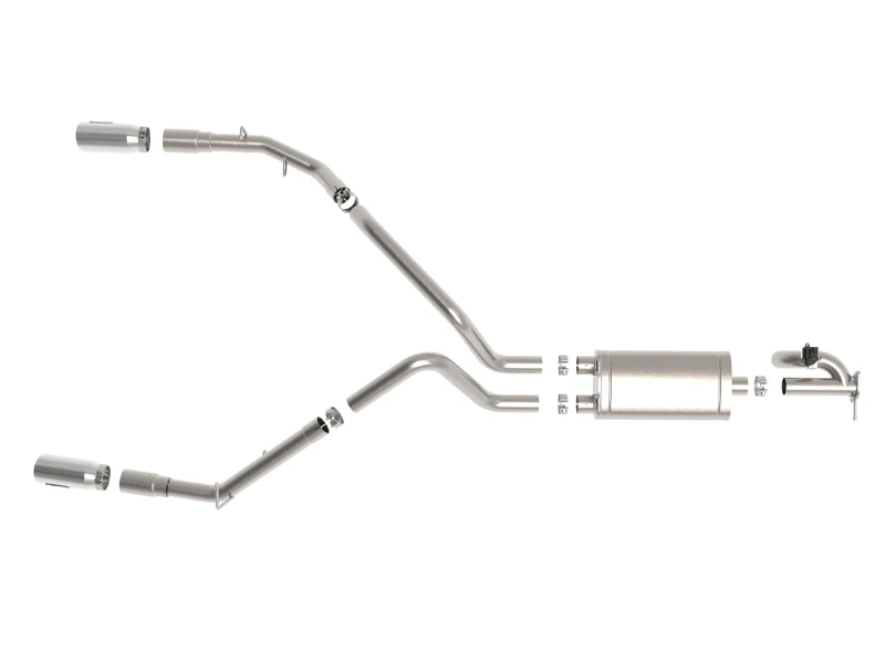 aFe Gemini XV 3in 304 SS Cat-Back Exhaust 19-21 Ram 1500 V8 5.7L Hemi w/ Polish Tips - Image 10