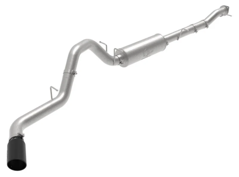 aFe Large Bore-HD 3in 409SS DPF-Back Exhaust System w/ Polished Tip RAM 1500 20-21 V6-3.0 - Image 9