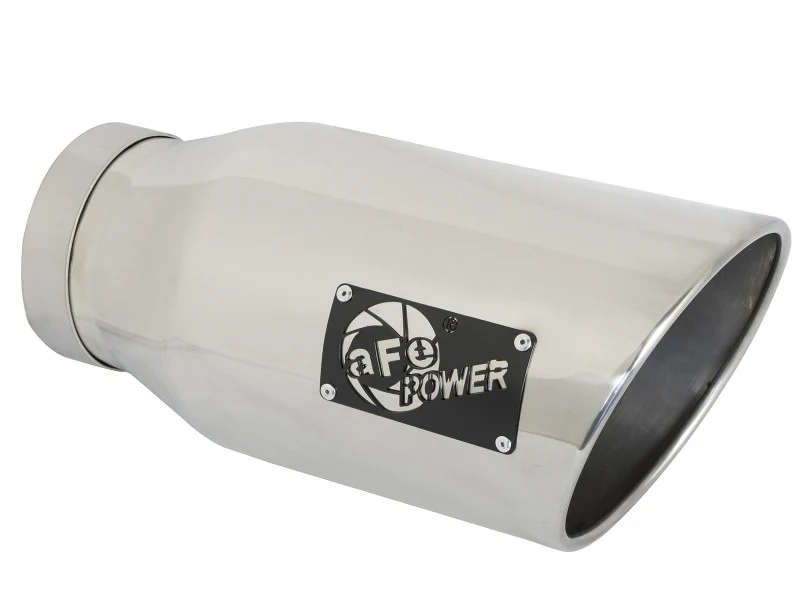 aFe LARGE BORE HD 5in 409-SS DPF-Back Exhaust w/Pol Tip 19-20 Ram Diesel Trucks L6-6.7L (td) - Image 3