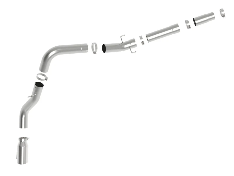 aFe LARGE BORE HD 5in 409-SS DPF-Back Exhaust w/Pol Tip 19-20 Ram Diesel Trucks L6-6.7L (td) - Image 5