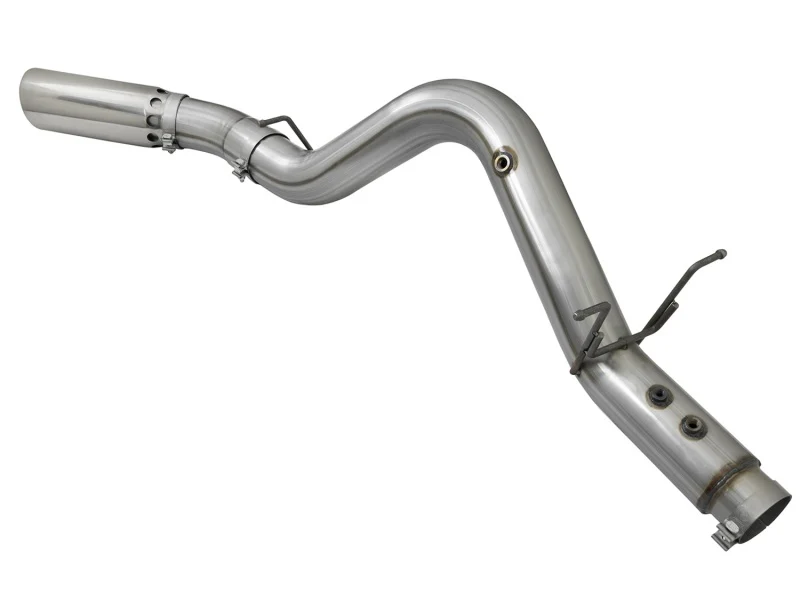 aFe LARGE BORE HD 5in 409-SS DPF-Back Exhaust w/Polished Tip 2017 GM Duramax V8-6.6L (td) L5P - Image 6