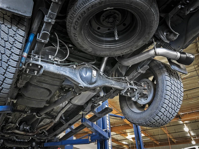 aFe MACH Force-Xp 2-1/2in 304 SS Cat-Back Exhaust w/Black Tips 2016+ Toyota Tacoma L4-2.7L / V6-3.5L - Image 3