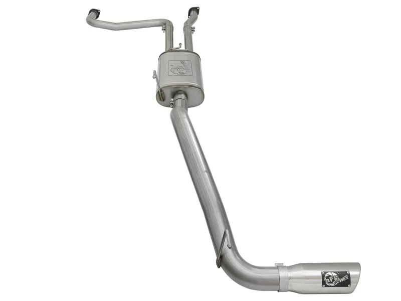 aFe MACH Force-Xp 2-1/2in Cat-Back Exhaust System w/ Polished Tip 16-17 Nissan Titan XD V8 5.6L - Image 9
