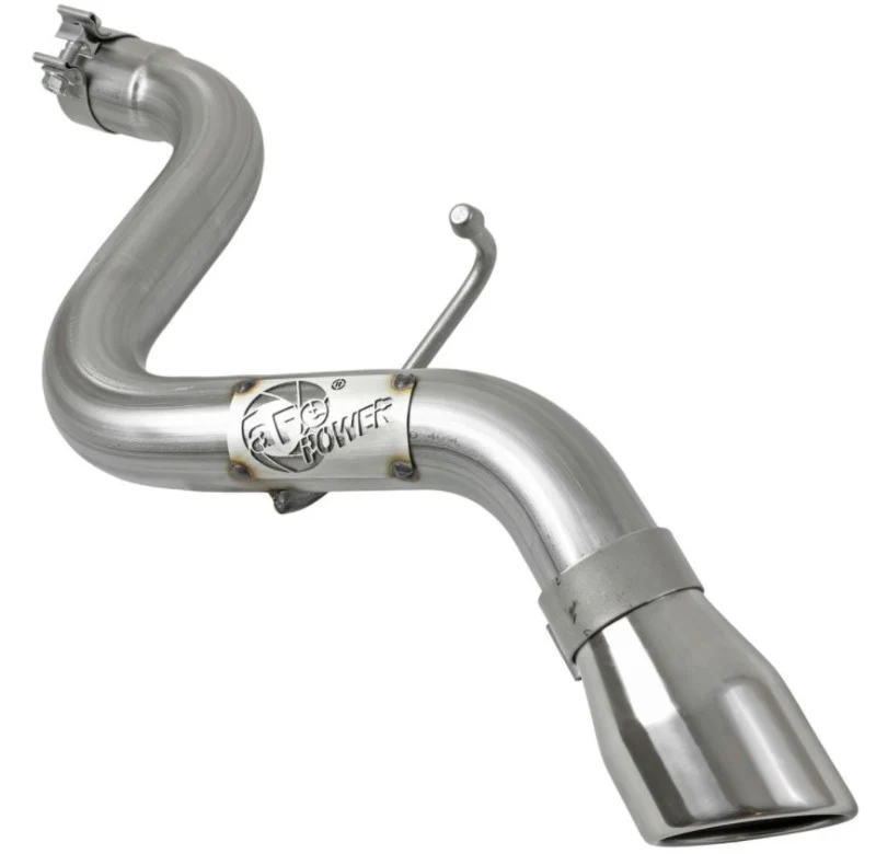 aFe MACH Force-Xp Axle-Back Exhaust System w/Polished Tip 18-20 Jeep Wrangler L4-2.0T / V6-3.6L - Image 7
