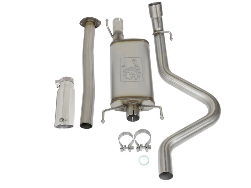 aFe MACH Force XP Cat-Back Stainless Steel Exhaust Syst w/Polished Tip Toyota Tacoma 05-12 L4-2.7L - Image 7