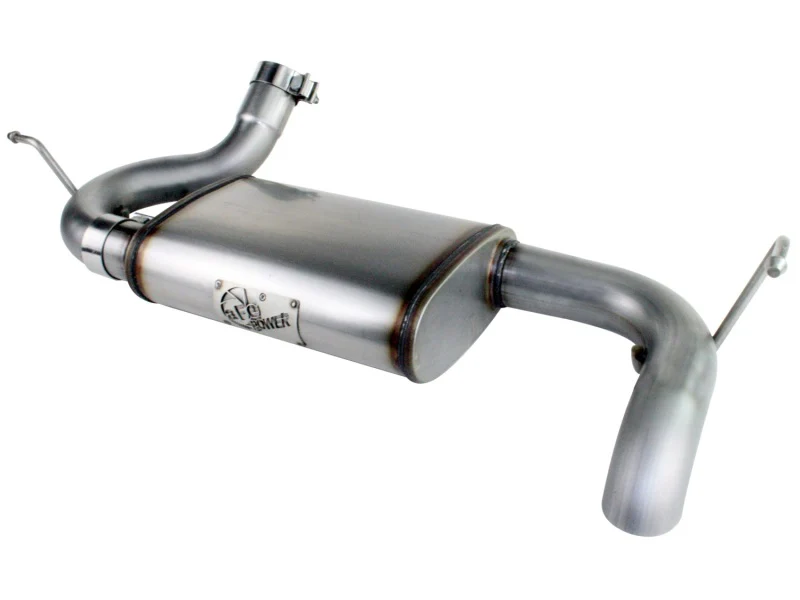 aFe MACHForce XP 07-17 Jeep Wrangler V6-3.6/3.8L 409 SS 2.5in Axle-Back Exhaust - Image 2