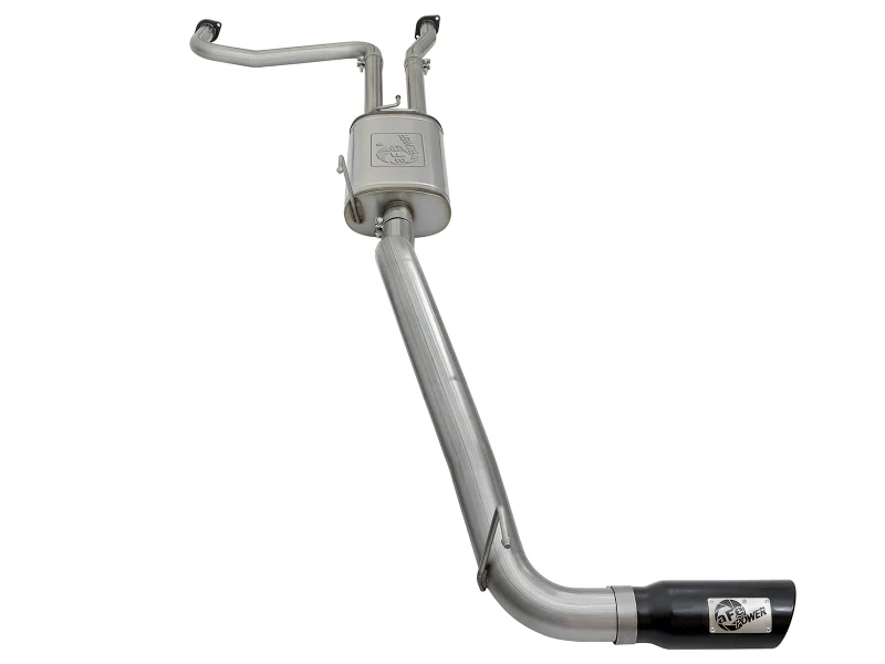 aFe MACHForce XP 2.5in Cat-Back Exhaust System w/ Black Tip Nissan Frontier 17-19 V8-5.6L - Image 6