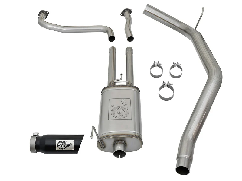 aFe MACHForce XP 2.5in Cat-Back Exhaust System w/ Black Tip Nissan Frontier 17-19 V8-5.6L - Image 8