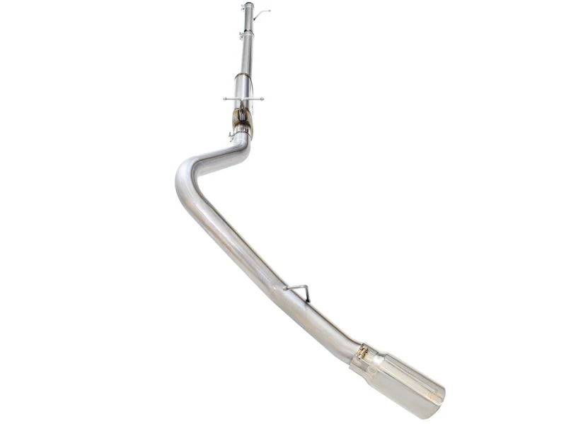 aFe MACHForce XP Exhaust 3in-3.5in SS Single Side Ext CB w/ Polish Tip 99-04 Ford F-250 V8 5.4L/6.8L - Image 8