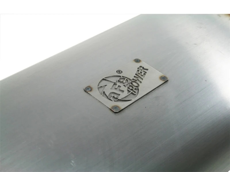 aFe MACHForce XP Exhaust Cat-Back 2.5/3in SS-409 w/ Polished Tip 04-12 Nissan Titan V8 5.6L - Image 5