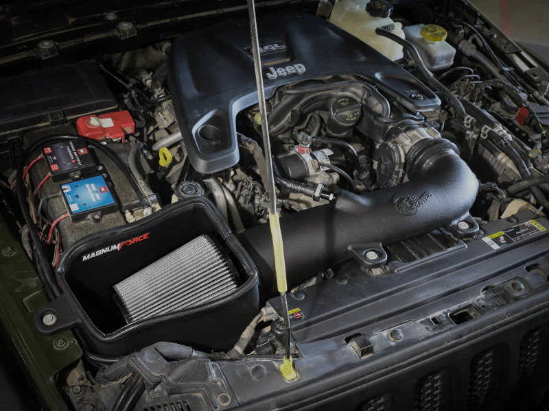 aFe Magnum FORCE Stage-2 Pro Dry S Cold Air Intake System Jeep Wrangler (JL) 18-23 V6-3.6L - Image 2