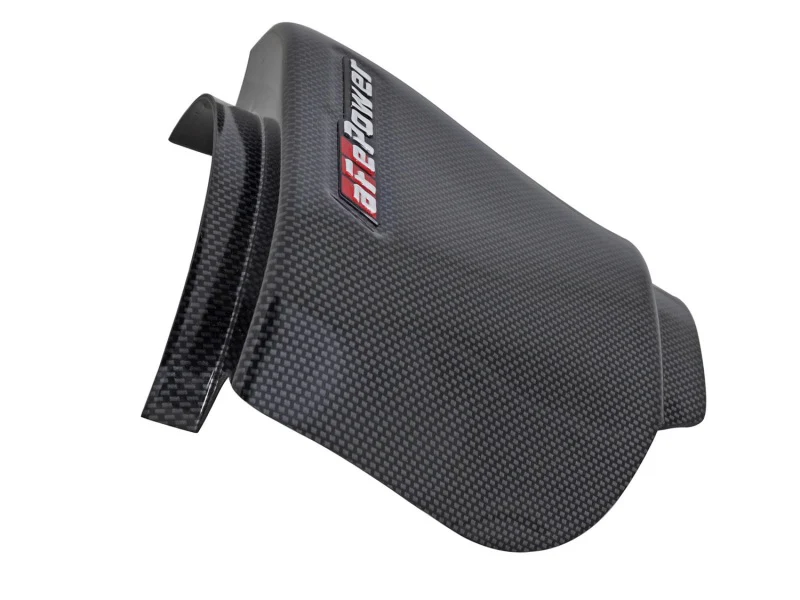 aFe MagnumFORCE Intake Rain Shield 15-16 Dodge Challenger SRT Hellcat 6.2L V8 (sc) - Carbon Finish - Image 4