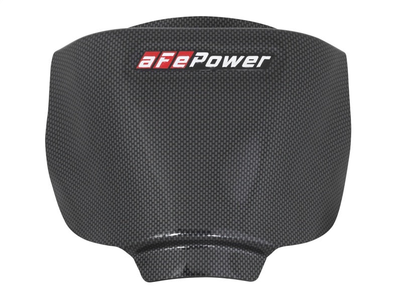 aFe MagnumFORCE Intake Rain Shield 15-16 Dodge Challenger SRT Hellcat 6.2L V8 (sc) - Carbon Finish - Image 5