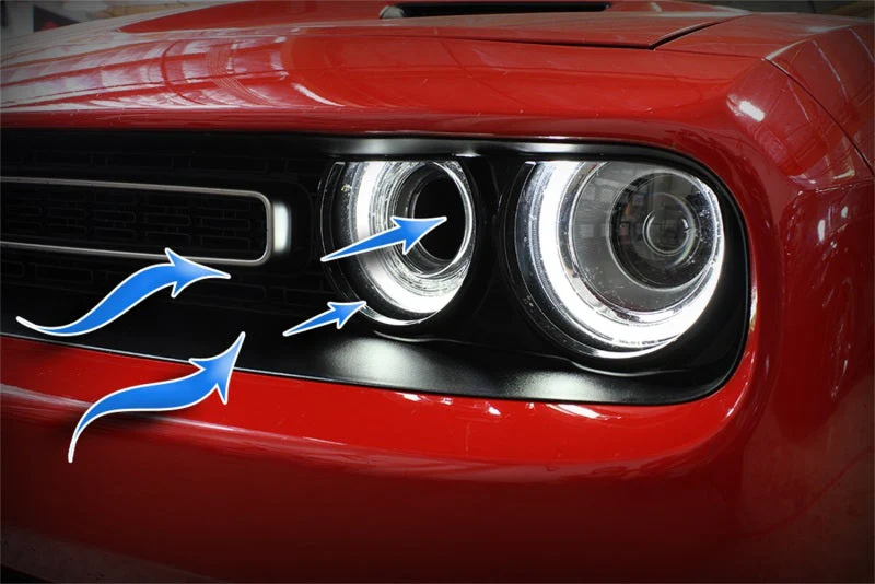 aFe Momentum GT Carbon Fiber Dynamic Air Scoop 15-18 Dodge Challenger V6-3.6L/V8-5.7L/6.4L HEMI - Image 2