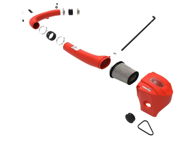 aFe Momentum GT Dry S Stage-2 Intake System 11-15 Dodge Challenger/Charger V6-3.6L (Red) - Image 8