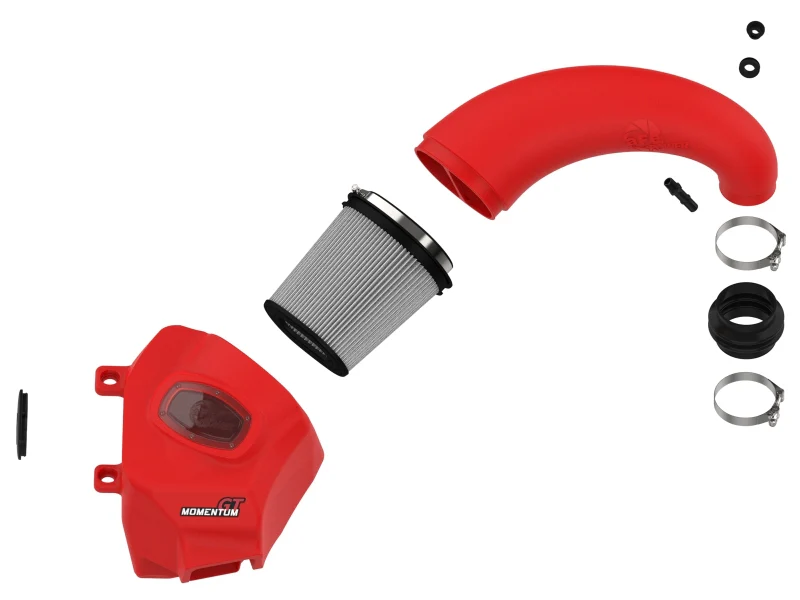 aFe Momentum GT Pro DRY S Intake System Red Edition 19-23 Dodge RAM 1500 V8-5.7L HEMI - Image 6