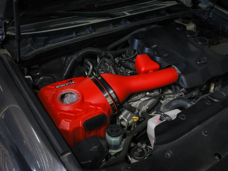 aFe Momentum GT Red Edition Cold Air Intake System w/ Pro DRY S Filt Toyota FJ Cruiser 07-23 V6-4.0L - Image 2