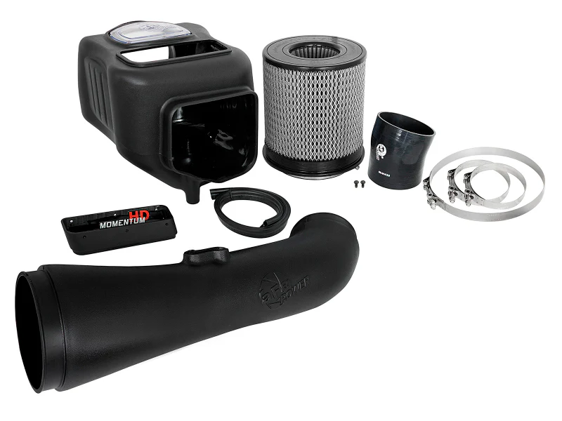 aFe Momentum HD Pro DRY S 2017 GM Diesel Trucks V8-6.6L Cold Air Intake System - Image 7