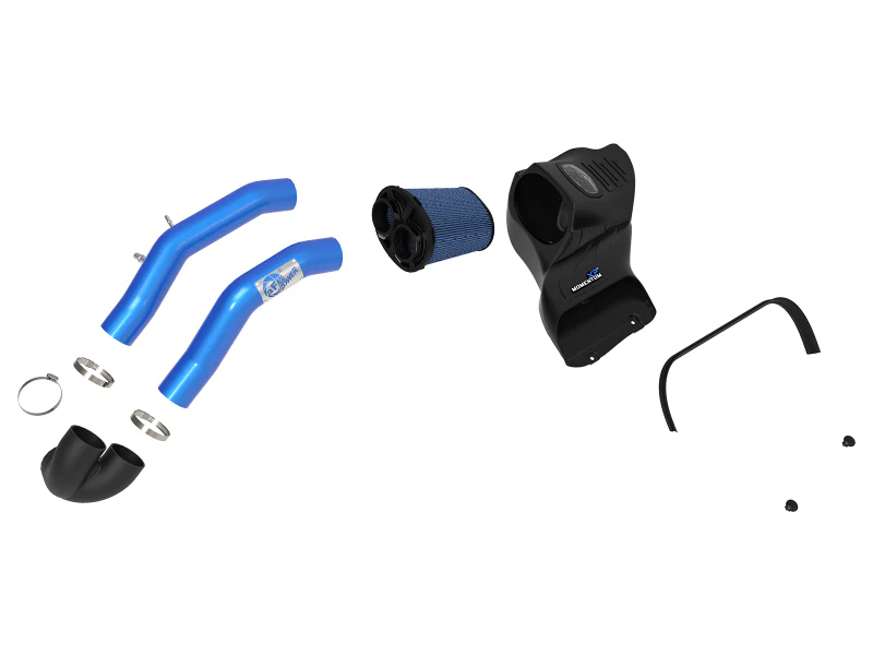 aFe Momentum XP Cold Air Intake System w/ Pro 5R Media Blue 15-19 Ford F-150 V8-5.0L - Image 3